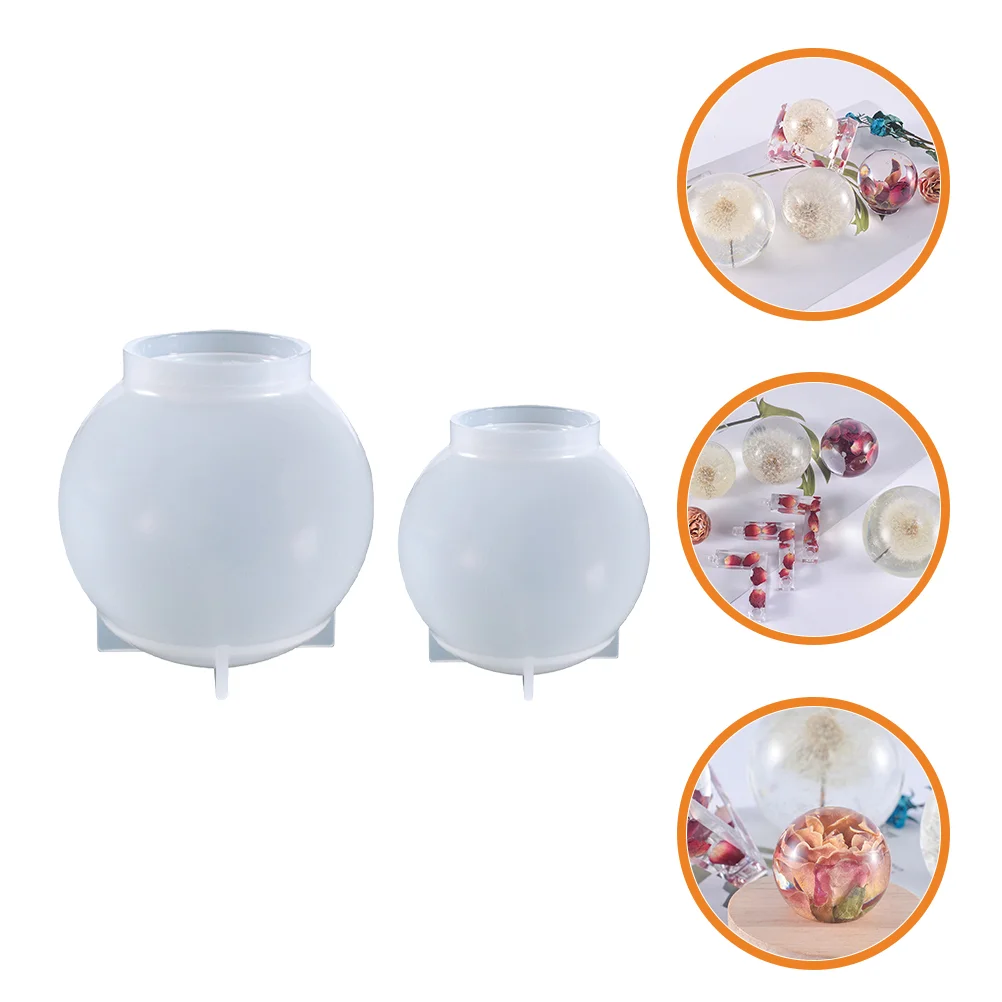2 Pcs Ball Mold Silicone Molds for Epoxy Resin Crystal Soap Self Made Sphere Silica Gel
2 Pcs Ball Mold Silicone Molds for Epoxy Resin Crystal Soap Self Made Sphere Silica Gel