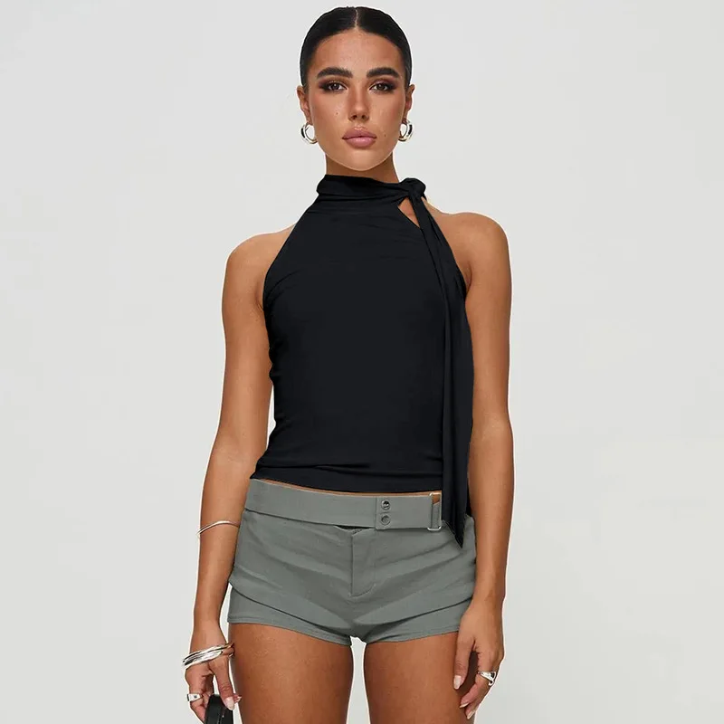 European and American style fashion temperament stand up collar strap sleeveless waist cinching solid color versatile vest
European and American style fashion temperament stand up collar strap sleeveless waist cinching solid color versatile vest