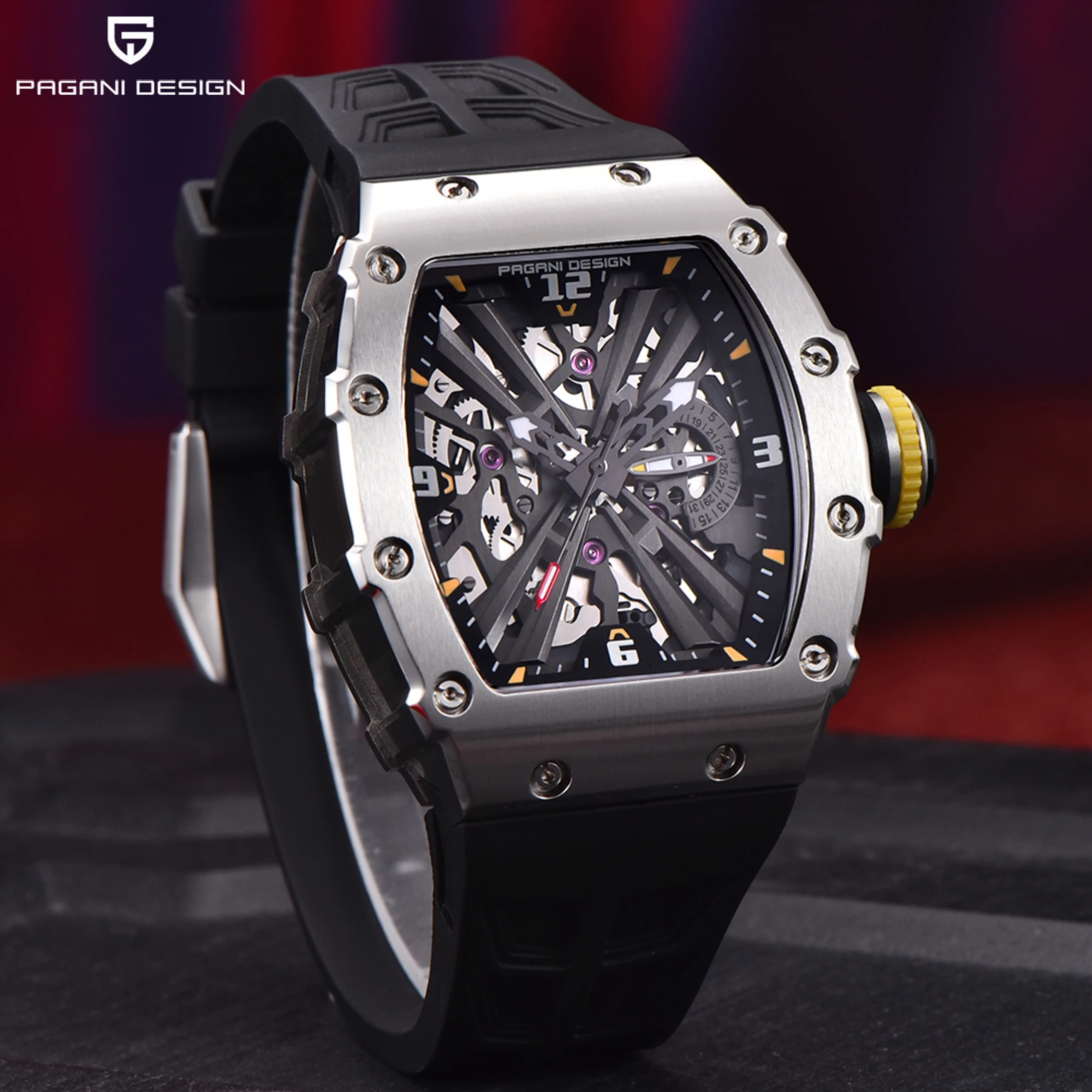 PAGANI DESIGN 2025 New Men's Quartz Watch VH645 42mm Sapphire Crystal Stainless Steel Waterproof 50m Skeleton Clock Reloj Hombre
PAGANI DESIGN 2025 New Men's Quartz Watch VH645 42mm Sapphire Crystal Stainless Steel Waterproof 50m Skeleton Clock Reloj Hombre