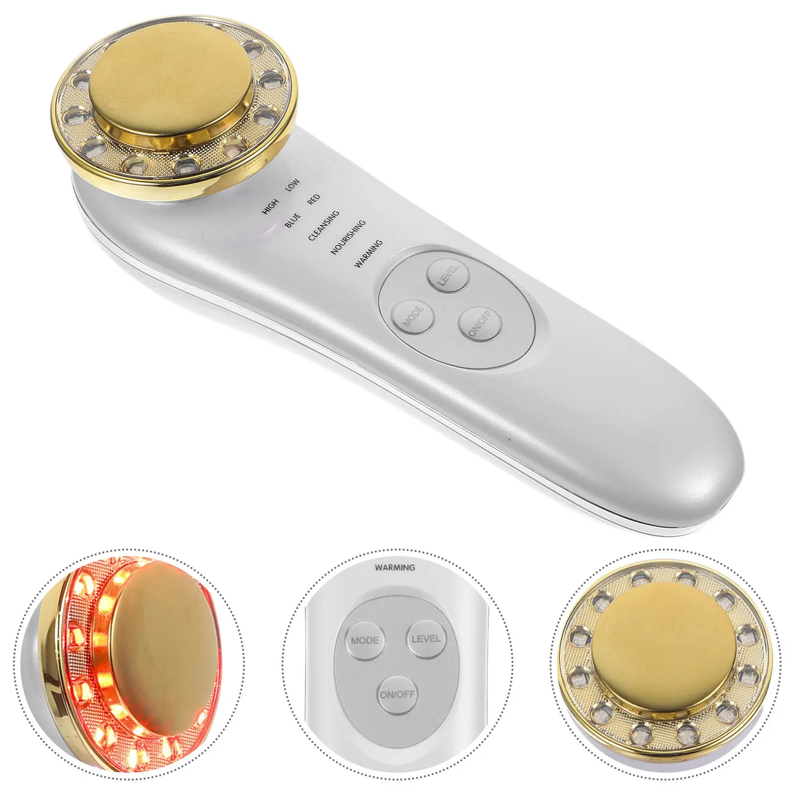 Beauty Instrument Face Lifting Device Cleaner Constant Temp Golden Vibrating Pore Cleanse Nutrient Absorption
Beauty Instrument Face Lifting Device Cleaner Constant Temp Golden Vibrating Pore Cleanse Nutrient Absorption