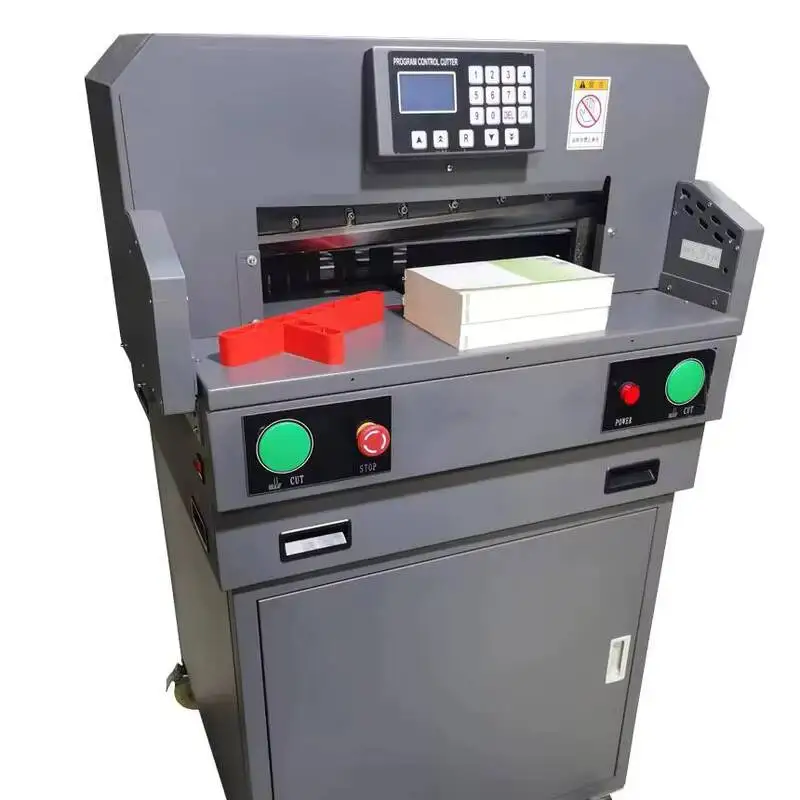 Heavy-Duty Guillotine For The Cutting Industry, 490Mm Automatic Book Paper Cutter
Heavy-Duty Guillotine For The Cutting Industry, 490Mm Automatic Book Paper Cutter