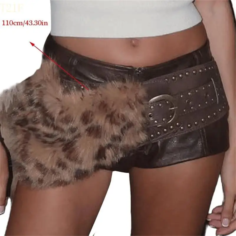 T21F Plush Leather Comfortable Waist Belt Unique Styles Waistband Versatiles Wear
T21F Plush Leather Comfortable Waist Belt Unique Styles Waistband Versatiles Wear