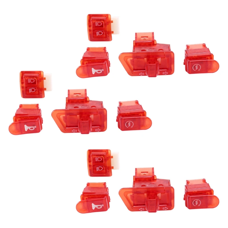 12X Motorcycle Horn Switch Button Turn Signal Switch Button Start Button For Honda DIO ZX AF27 AF28 AF34 AF35 Red
12X Motorcycle Horn Switch Button Turn Signal Switch Button Start Button For Honda DIO ZX AF27 AF28 AF34 AF35 Red