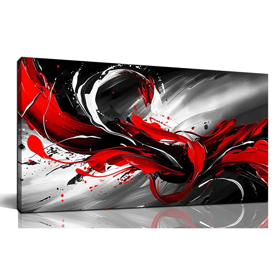 White and Red Abstract Print Picture Painting Large Canvas Wall Art for Living Room Bedroom Framed Canvas Wall Decor Modern Room
White and Red Abstract Print Picture Painting Large Canvas Wall Art for Living Room Bedroom Framed Canvas Wall Decor Modern Room