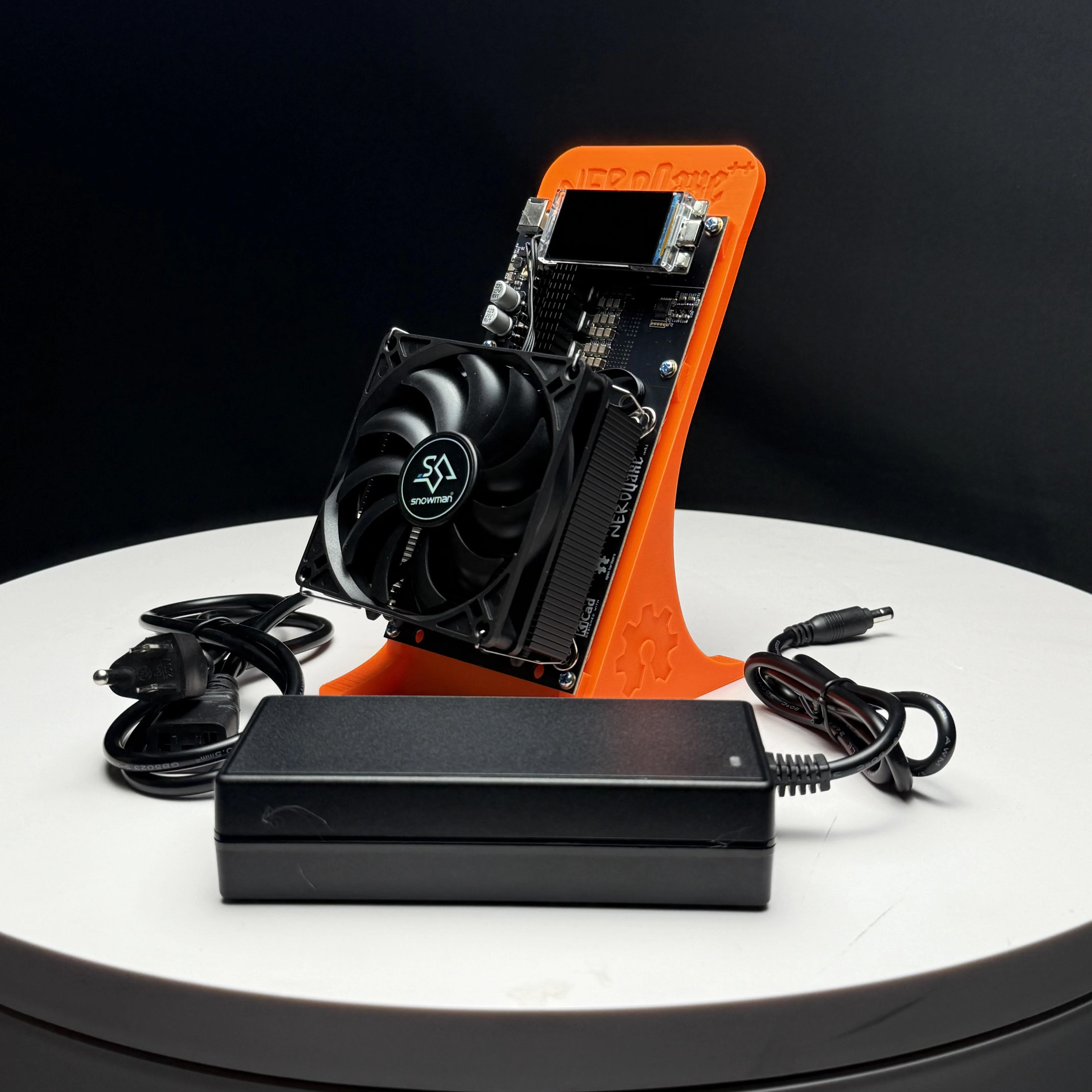 New Upgraded NerdQaxe++ 4.8TH/s ASIC Miner-BTC-Dedicated Air-Cooled Low Power Consumption High Hashrate Device
New Upgraded NerdQaxe++ 4.8TH/s ASIC Miner-BTC-Dedicated Air-Cooled Low Power Consumption High Hashrate Device