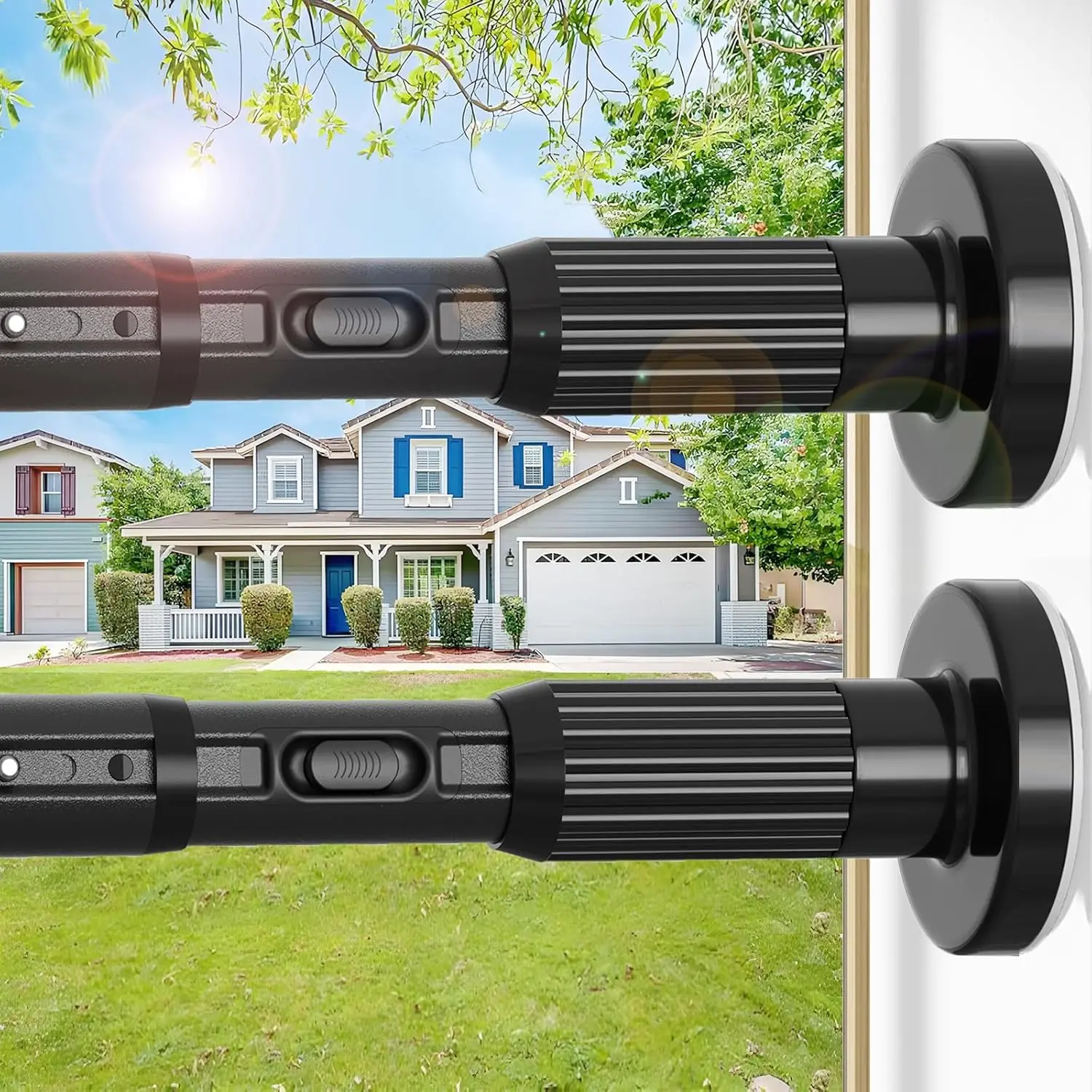 Tension Curtain Rod 40-166IN 2PCS One-Click Fast Extension Easy Install Black Outdoor No Drilling Never Rust
Tension Curtain Rod 40-166IN 2PCS One-Click Fast Extension Easy Install Black Outdoor No Drilling Never Rust