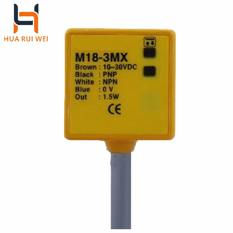Hot Sale New M18-3MX Industrial Automation Proximity Switch
Hot Sale New M18-3MX Industrial Automation Proximity Switch