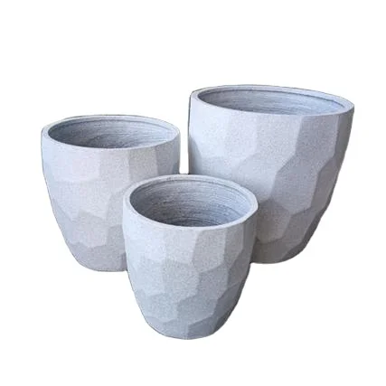 Handmade Geometric Figure Flower Pot Set of Three for for Garden Decoration Modern Light Grey Planter Powder Coated Acceptable
Handmade Geometric Figure Flower Pot Set of Three for for Garden Decoration Modern Light Grey Planter Powder Coated Acceptable