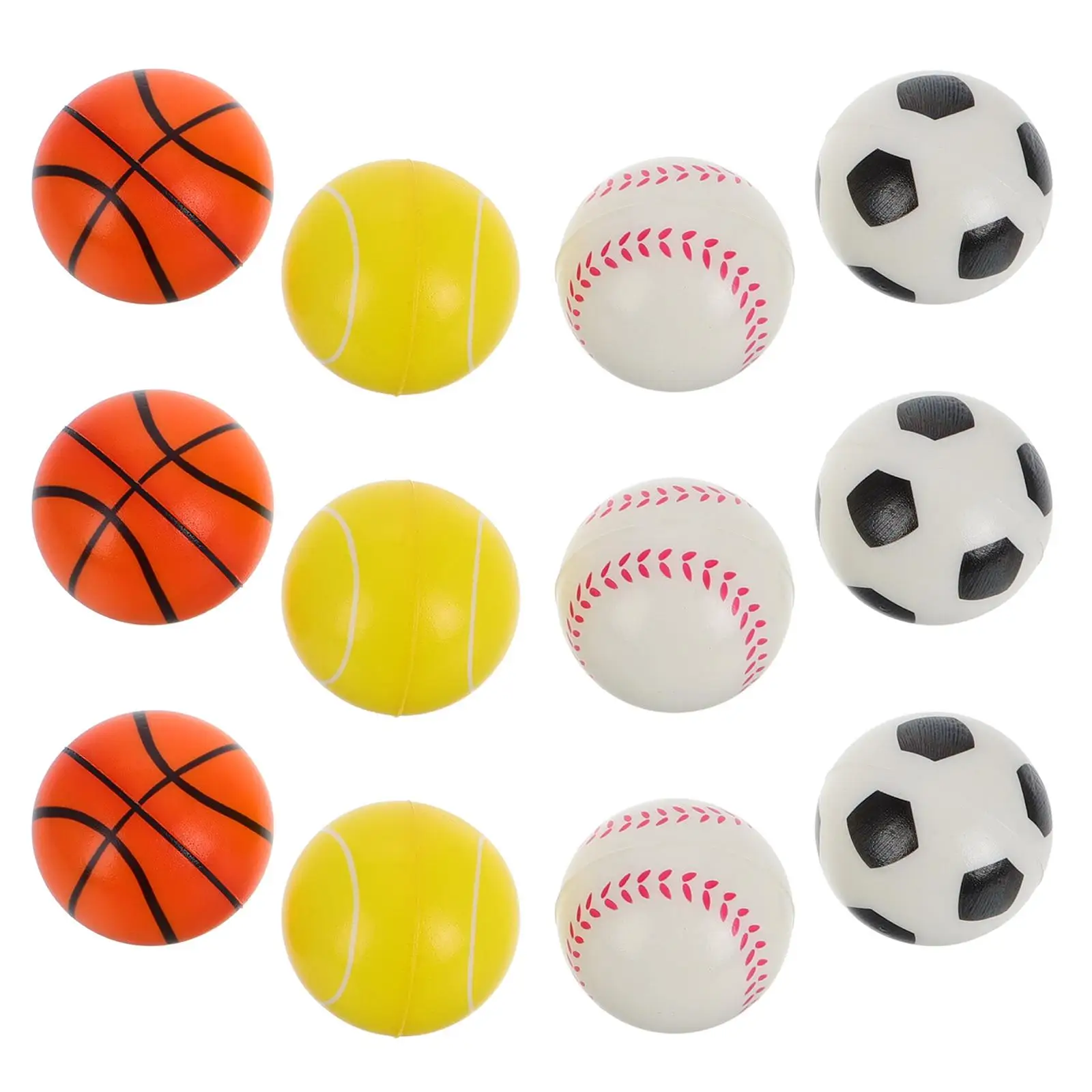 12 Pcs Bouncy Ball Baseball Basketball Favors Mini Stress Balls Football Party Solid
12 Pcs Bouncy Ball Baseball Basketball Favors Mini Stress Balls Football Party Solid