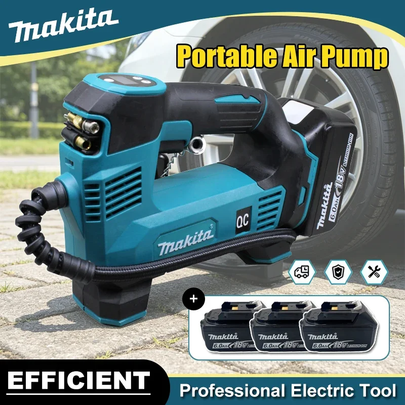 Makita Portable Air Pump 18V Battery Lithium-Ion Cordless Inflator For Car Tyre Inflator Electric Motorcycle Pump
Makita Portable Air Pump 18V Battery Lithium-Ion Cordless Inflator For Car Tyre Inflator Electric Motorcycle Pump