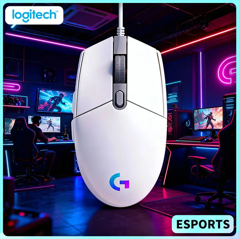 Игровая мышь Logitech G102 Prodigy, отклик в 8 раз быстрее, частота опроса 1000 Гц, настраиваемая RGB-подсветка, 6 кнопок для киберспортивных турниров
Игровая мышь Logitech G102 Prodigy, отклик в 8 раз быстрее, частота опроса 1000 Гц, настраиваемая RGB-подсветка, 6 кнопок для киберспортивных турниров