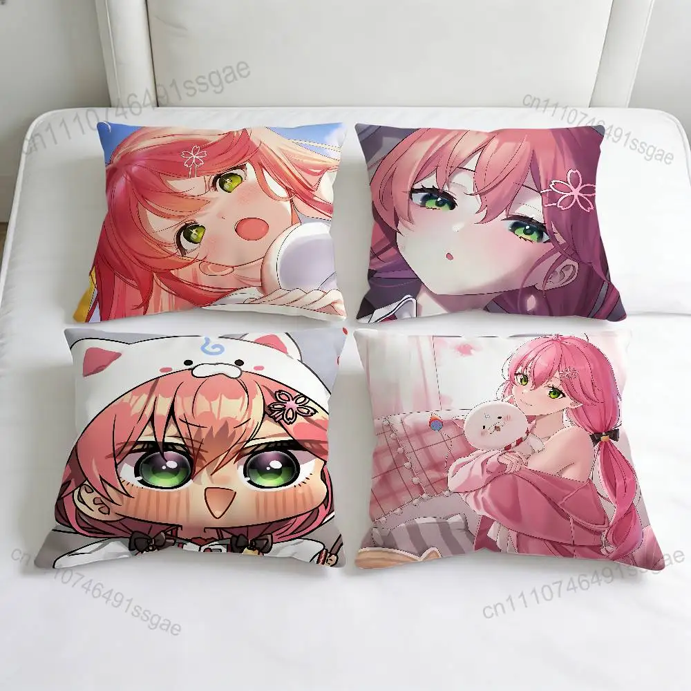 Pink S-Sakura M-Mikos Square Pillow Cover Decorative Throw Pillow Case for Sofa Couch Bed Home Car Living Room Decoration
Pink S-Sakura M-Mikos Square Pillow Cover Decorative Throw Pillow Case for Sofa Couch Bed Home Car Living Room Decoration