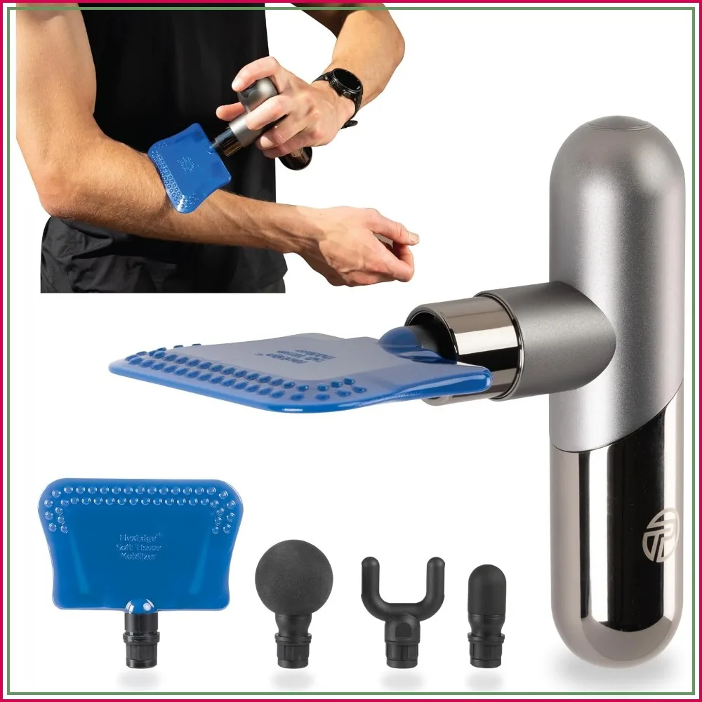 Handheld Percussion Massage Gun with 4 Attachments, 5 Speeds for Muscle Relaxation
Handheld Percussion Massage Gun with 4 Attachments, 5 Speeds for Muscle Relaxation