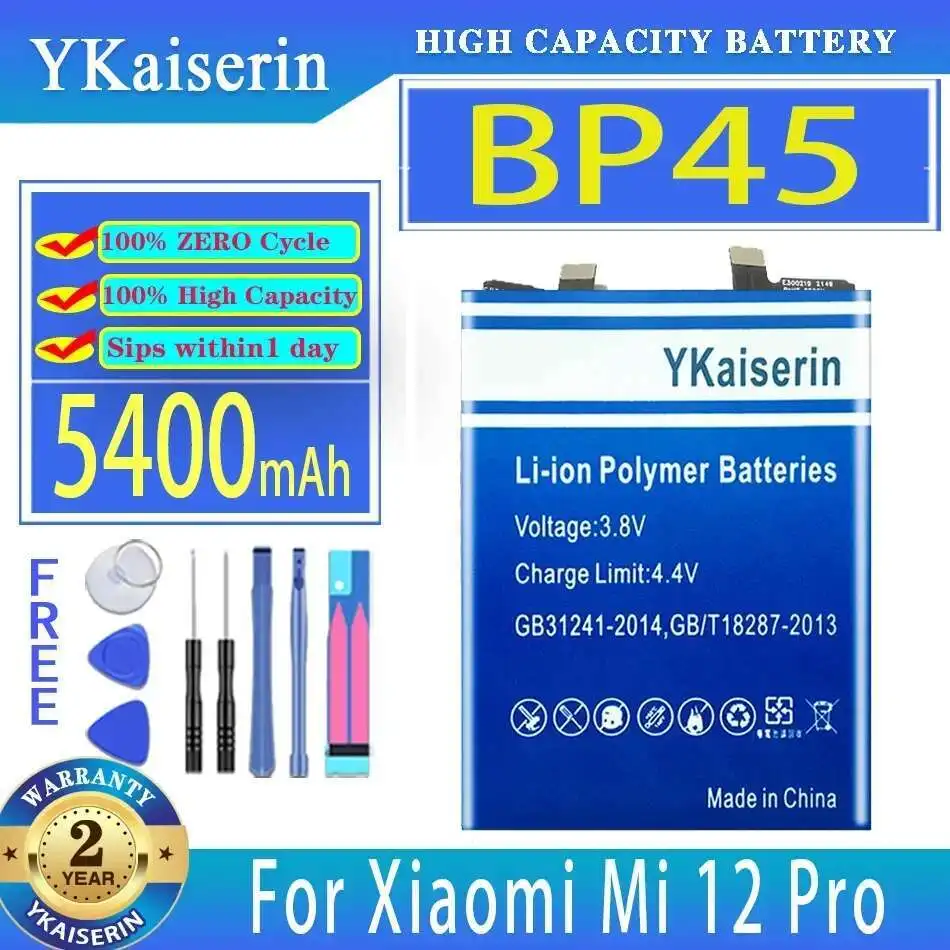 Для Xiaomi MI 12 Pro Mi12 долговечный аккумулятор для мобильного телефона BP45 5400 мАч стабильный
Для Xiaomi MI 12 Pro Mi12 долговечный аккумулятор для мобильного телефона BP45 5400 мАч стабильный