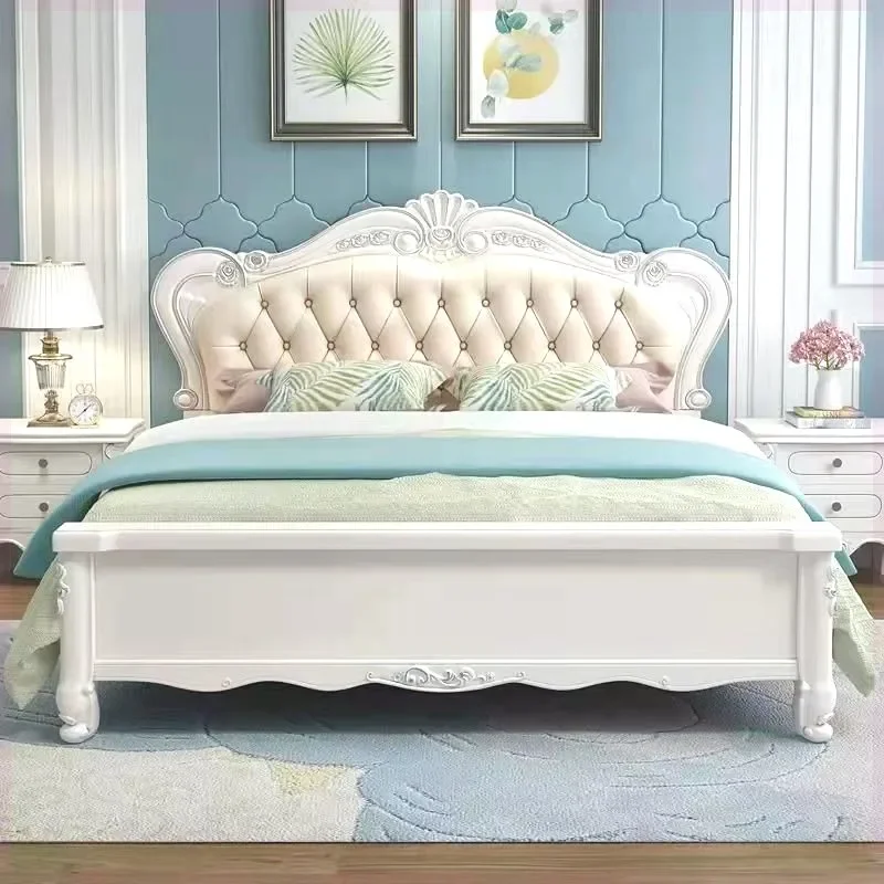 European King Size Bed Aesthetics Minimalist Home Master Bedroom Quality Bed Wedding Design Fashionable Muebles Home Furniture
European King Size Bed Aesthetics Minimalist Home Master Bedroom Quality Bed Wedding Design Fashionable Muebles Home Furniture