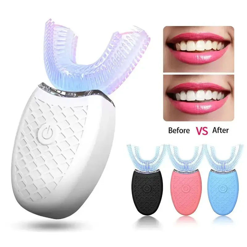 Adult U-shaped waterproof washable electric toothbrush. Portable silicone oral cleaning tool. Can be charged via USB.
Adult U-shaped waterproof washable electric toothbrush. Portable silicone oral cleaning tool. Can be charged via USB.