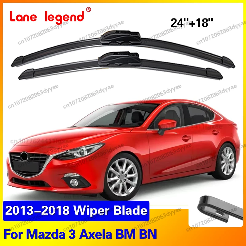 For Mazda 3 Axela BM BN 2013 2014 2015 2016 2017 2018 Wiper Front Wiper Blades Windshield Windscreen Window Brush 24"+18"
For Mazda 3 Axela BM BN 2013 2014 2015 2016 2017 2018 Wiper Front Wiper Blades Windshield Windscreen Window Brush 24"+18"