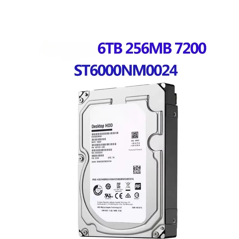 Seagate ST6000NM0024 Desktop HDD.3.5INCH 6TB 2.5 SAS 256MB 7200 RPM SATA ST6000NM0024 HDD
Seagate ST6000NM0024 Desktop HDD.3.5INCH 6TB 2.5 SAS 256MB 7200 RPM SATA ST6000NM0024 HDD