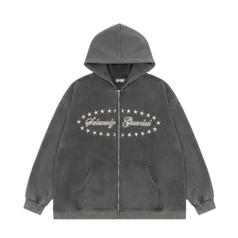 Толстовки в стиле ретро в американском стиле, женские модные кардиганы с капюшоном в стиле хип-хоп, пальто унисекс, осенне-зимние стираные винтажные куртки на молнии с принтом
Толстовки в стиле ретро в американском стиле, женские модные кардиганы с капюшоном в стиле хип-хоп, пальто унисекс, осенне-зимние стираные винтажные куртки на молнии с принтом