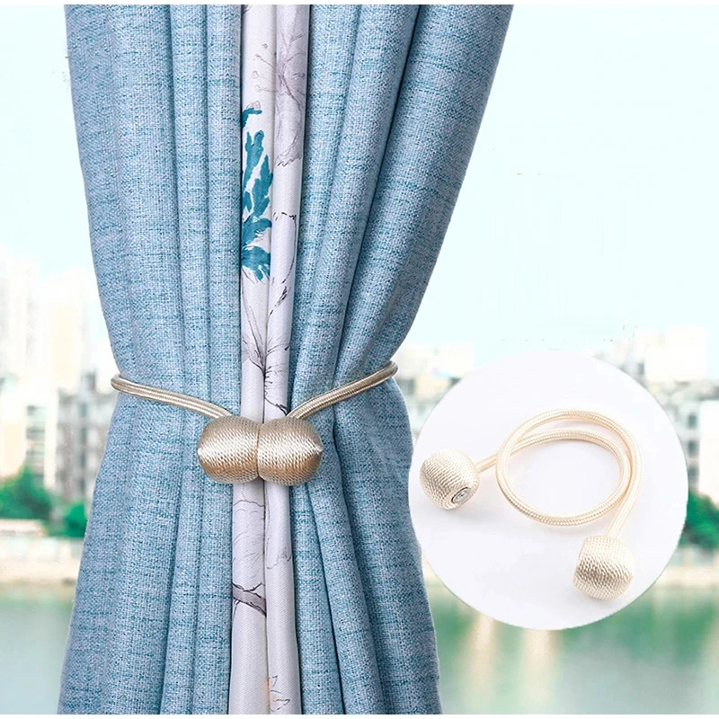 50cm Magnetic Curtain Tieback New High Quality Clip Curtains Buckle Holder Decorative Home Polyester Curtains Rod Accessories
50cm Magnetic Curtain Tieback New High Quality Clip Curtains Buckle Holder Decorative Home Polyester Curtains Rod Accessories