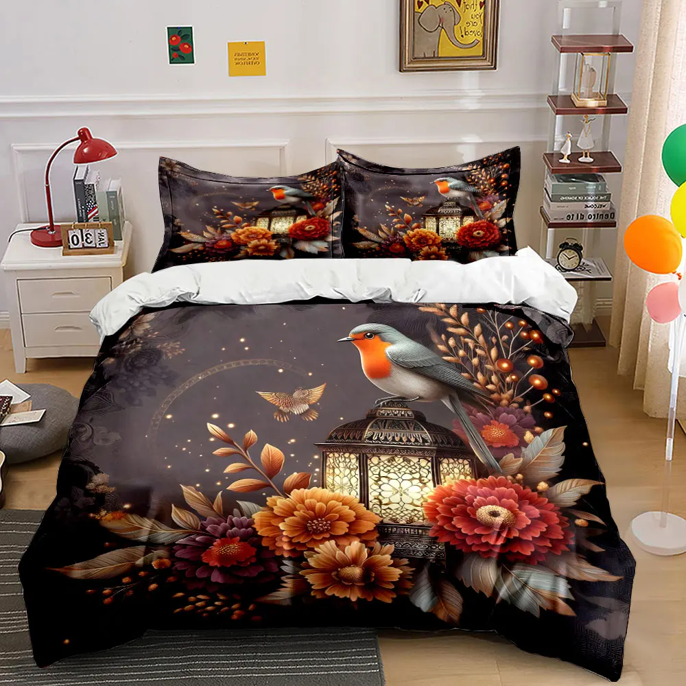 Warm lantern with bird and floral wreath Printed Duvet Cover Set 1 Duvet Cover+2 Pillowcase Multi Size Bedroom Bedding Decor
Warm lantern with bird and floral wreath Printed Duvet Cover Set 1 Duvet Cover+2 Pillowcase Multi Size Bedroom Bedding Decor