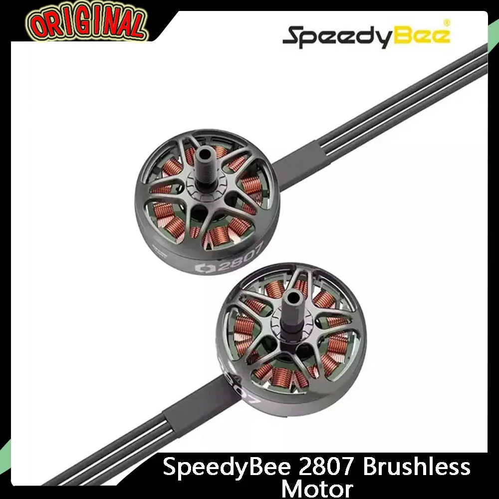 SpeedyBee 2807 1050KV Brushless Motor | 6S LiPo, 8" Prop Compatible, Long Range for Mario Fold 8 DC Frame
SpeedyBee 2807 1050KV Brushless Motor | 6S LiPo, 8" Prop Compatible, Long Range for Mario Fold 8 DC Frame