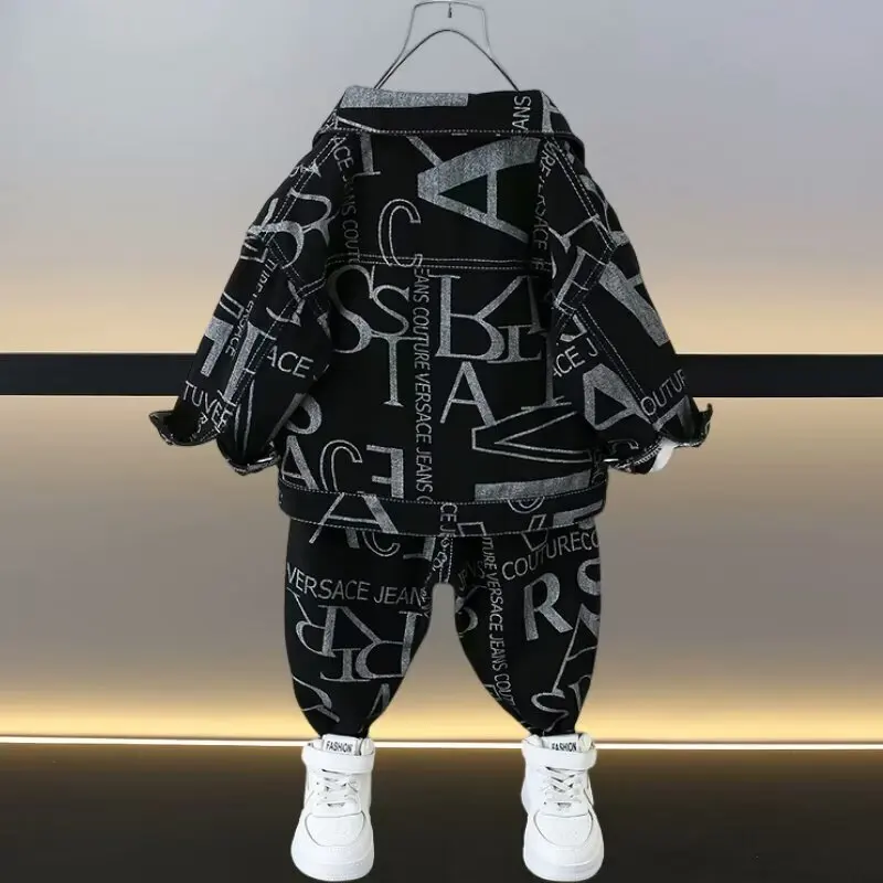 Boys Spring Suit Denim Two Piece Set 2024 Spring New Fashion Kids Denim Children's Autumn Jeans Cool Handsome Baby Clothes
Boys Spring Suit Denim Two Piece Set 2024 Spring New Fashion Kids Denim Children's Autumn Jeans Cool Handsome Baby Clothes