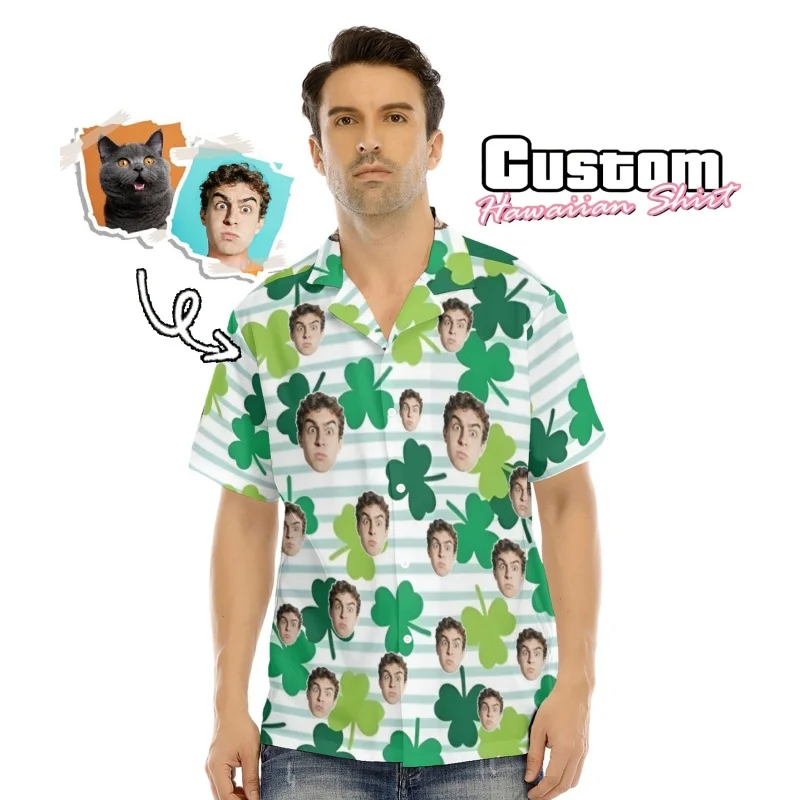 St. Patrick's Day Pattern Hawaiian Shirt For Men Customized 3D Printed Short Sleeves Summer Street Blouse Beachwear Aloha Shirts
St. Patrick's Day Pattern Hawaiian Shirt For Men Customized 3D Printed Short Sleeves Summer Street Blouse Beachwear Aloha Shirts