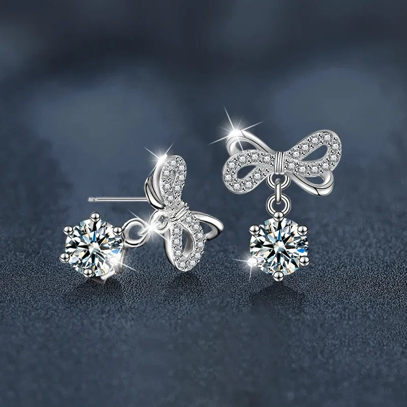 Mozambican Diamond Fashion Earrings Women's 18K Gold Jewelry Bow Earrings Set Women
Mozambican Diamond Fashion Earrings Women's 18K Gold Jewelry Bow Earrings Set Women
