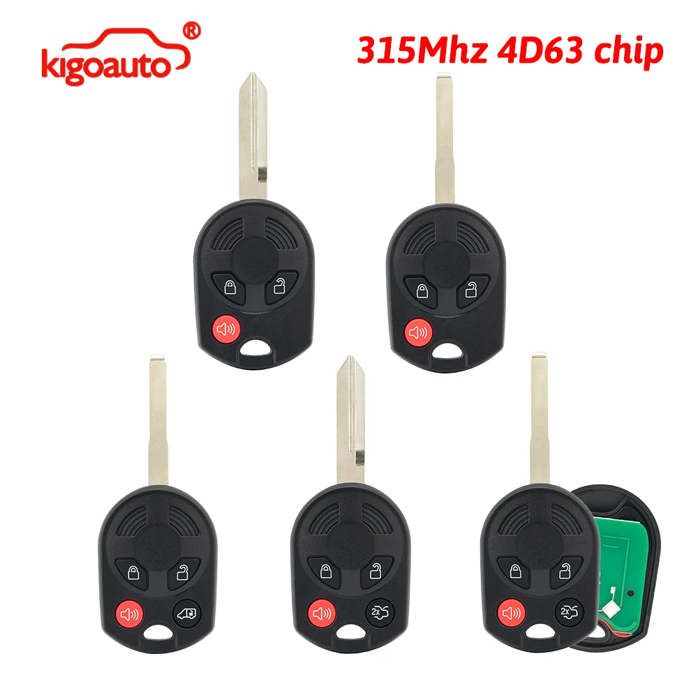 kigoauto Remote head key 3/4 button 315Mhz 4D63 chip FO38 / HU101 blade for 2007-2018 Ford Transit Connect Mercury Escape
kigoauto Remote head key 3/4 button 315Mhz 4D63 chip FO38 / HU101 blade for 2007-2018 Ford Transit Connect Mercury Escape