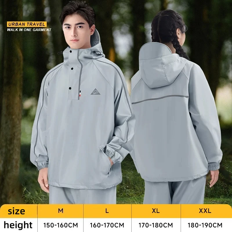 Motorcycle raincoat rain pants suit battery car full body anti storm rain wear split riding weather resistant fashion
Motorcycle raincoat rain pants suit battery car full body anti storm rain wear split riding weather resistant fashion