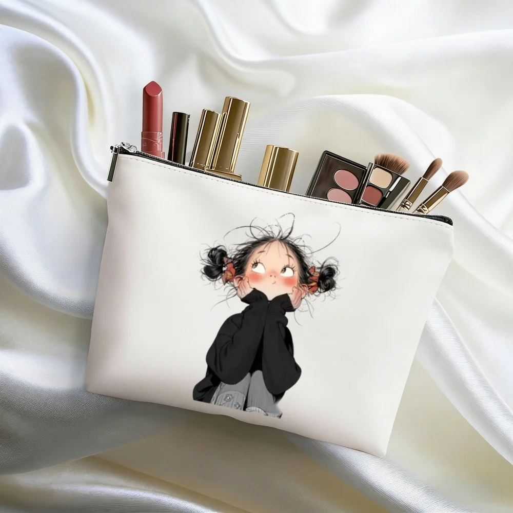 1pc Fun Cartoon Illustration Zipper Storage Bag, Stylish Multi-Functional Cosmetic Organizer, Portable Travel Toiletry Bag
1pc Fun Cartoon Illustration Zipper Storage Bag, Stylish Multi-Functional Cosmetic Organizer, Portable Travel Toiletry Bag