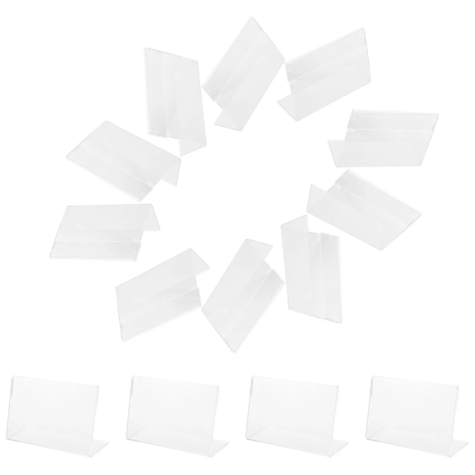 20pcs Price Tag Holders Acrylic L Shape Display Stand Clear Shelf Brackets Sign Label Storage Box Office Restaurant Retail Store
20pcs Price Tag Holders Acrylic L Shape Display Stand Clear Shelf Brackets Sign Label Storage Box Office Restaurant Retail Store
