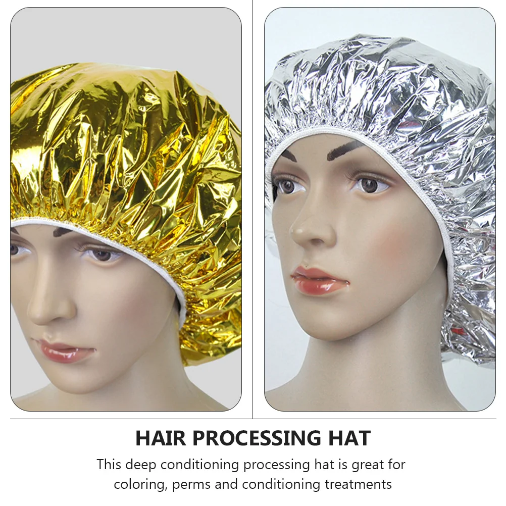 5pcs Aluminum Foil Heat Insulation Hair Processing Hat For Coloring Perm Deep Conditioning Baking Oil Salon Spa Use
5pcs Aluminum Foil Heat Insulation Hair Processing Hat For Coloring Perm Deep Conditioning Baking Oil Salon Spa Use