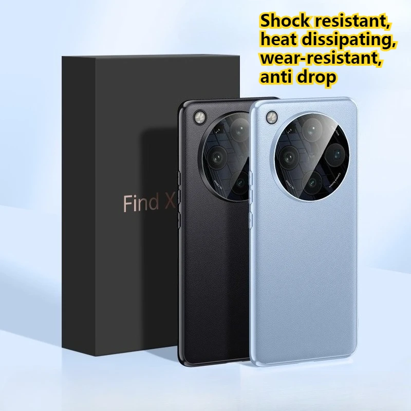 Premium Leather Case MobilePhone Shell,Shock Resistant, Heat Dissipating, Wear-resistant, Anti Drop for OPPO Find X8 Pro, Findx8
Premium Leather Case MobilePhone Shell,Shock Resistant, Heat Dissipating, Wear-resistant, Anti Drop for OPPO Find X8 Pro, Findx8