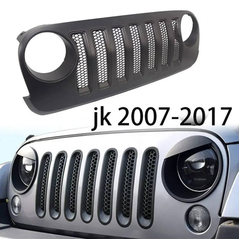 For Jeep JK Shark Grill Matte Black Front Grille Grid for Jeep Wrangler JK 2007-2017 Front Grille Grills
For Jeep JK Shark Grill Matte Black Front Grille Grid for Jeep Wrangler JK 2007-2017 Front Grille Grills