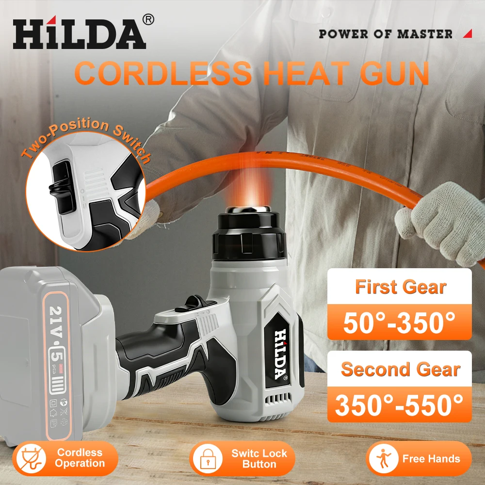 Термофен HILDA, профессиональный, многоцветный, набор 50-550 ℃ Разнообразные яркие цвета и точное управление для аккумуляторов Makita
Термофен HILDA, профессиональный, многоцветный, набор 50-550 ℃ Разнообразные яркие цвета и точное управление для аккумуляторов Makita