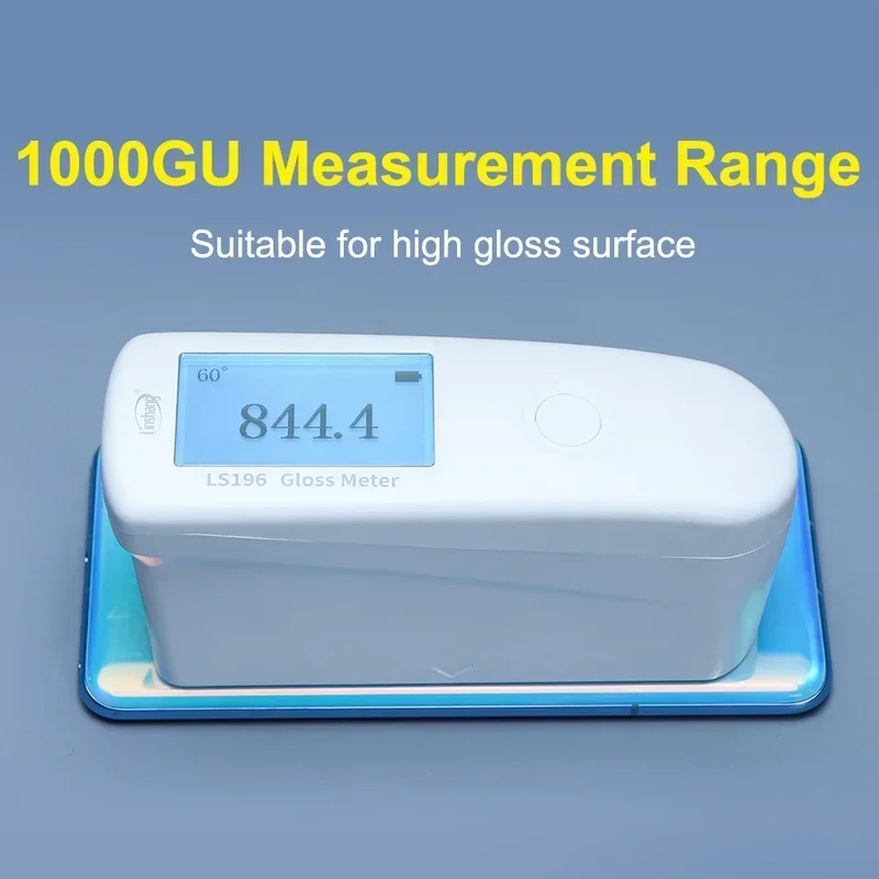 Portable Glossmeter Surface Gloss Tester 60 Degree Ceramic Gloss Meter Surface Glossness Measurement 1000GU for Marble LS196
Portable Glossmeter Surface Gloss Tester 60 Degree Ceramic Gloss Meter Surface Glossness Measurement 1000GU for Marble LS196