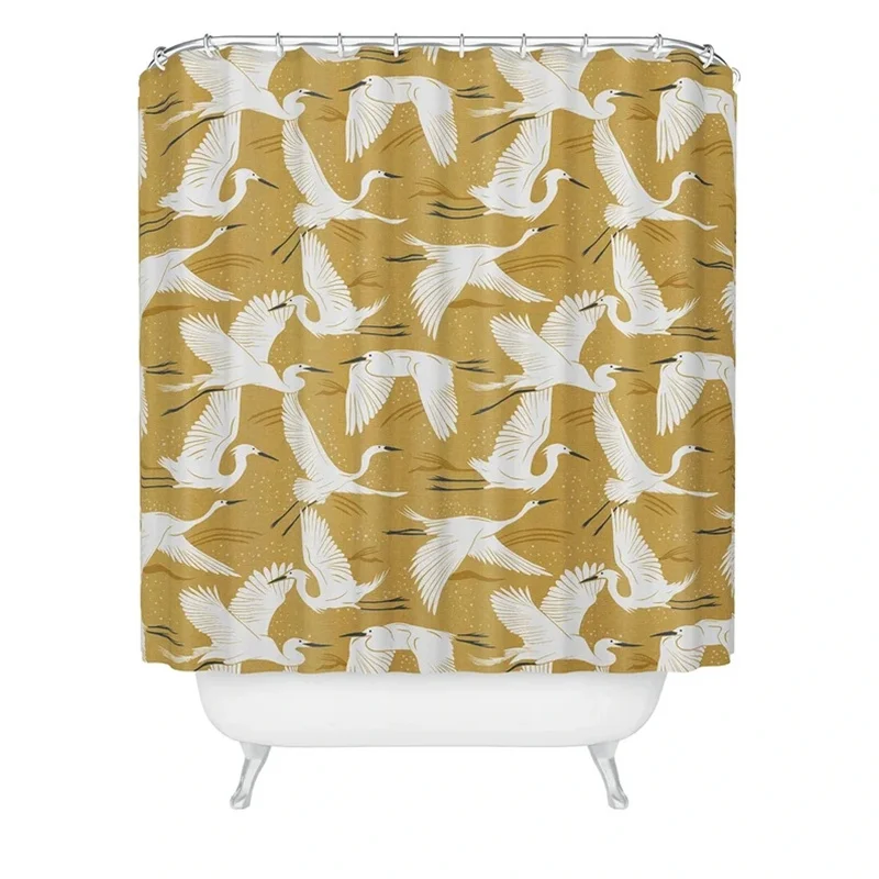Bohemian wild Goose Shape Curtain Anti-Mold Shower Curtain With Hook Bathroom Decor Accessories New Waterproof Shower Curtain
Bohemian wild Goose Shape Curtain Anti-Mold Shower Curtain With Hook Bathroom Decor Accessories New Waterproof Shower Curtain