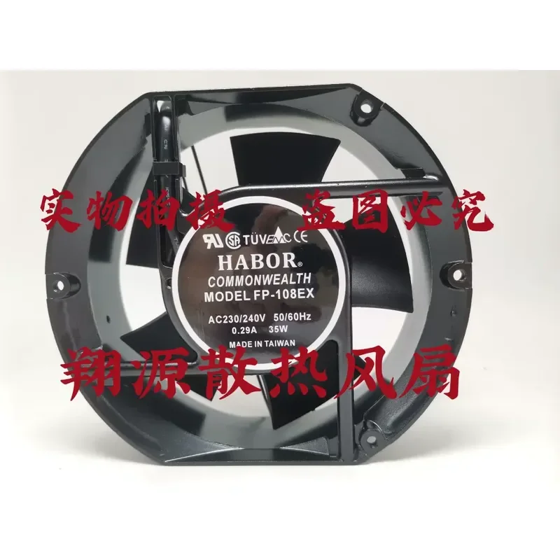 New Axial Flow Fan for HABOR FP-108EX 110V 220V 380V 35W Electric Control Cabinet Cooling Fan
New Axial Flow Fan for HABOR FP-108EX 110V 220V 380V 35W Electric Control Cabinet Cooling Fan