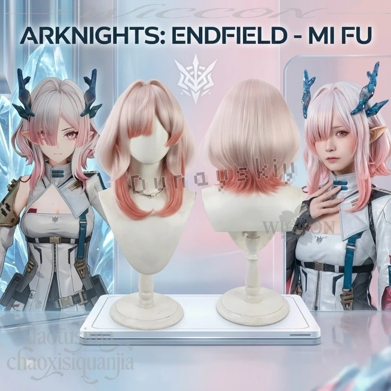 Mi Fu Cosplay Anime Game Arknights: Endfield Light Pink To Dark Pink Gradient Short Design Wigs Fashion Y2K Synthetic Hair Cos
Mi Fu Cosplay Anime Game Arknights: Endfield Light Pink To Dark Pink Gradient Short Design Wigs Fashion Y2K Synthetic Hair Cos