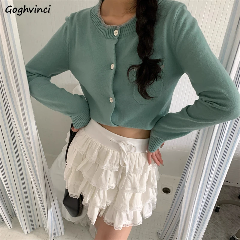 Cardigan Women Pockets Design Chic Sweet Temperament Casual All-match Ins Korean Fashion Autumn Popular Coats Harajuku Students
Cardigan Women Pockets Design Chic Sweet Temperament Casual All-match Ins Korean Fashion Autumn Popular Coats Harajuku Students