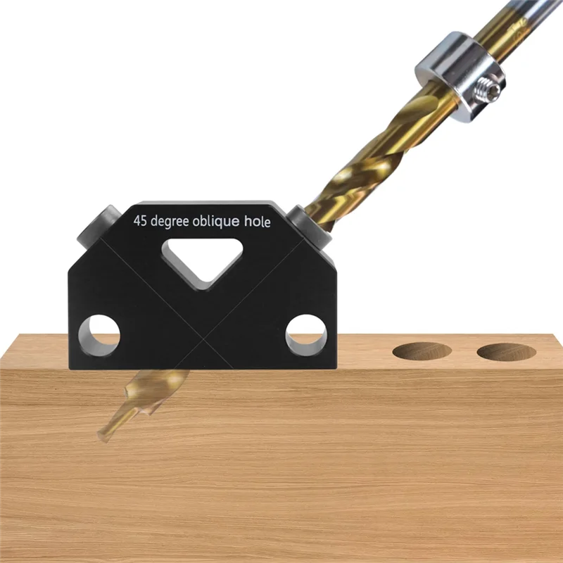 AEE6-Pocket Hole Jig Kit-45° Punch Locator Angle Woodworking Tool Hole Screw Jig Positioner Drilling Dowel Drill Guide Joiner
AEE6-Pocket Hole Jig Kit-45° Punch Locator Angle Woodworking Tool Hole Screw Jig Positioner Drilling Dowel Drill Guide Joiner