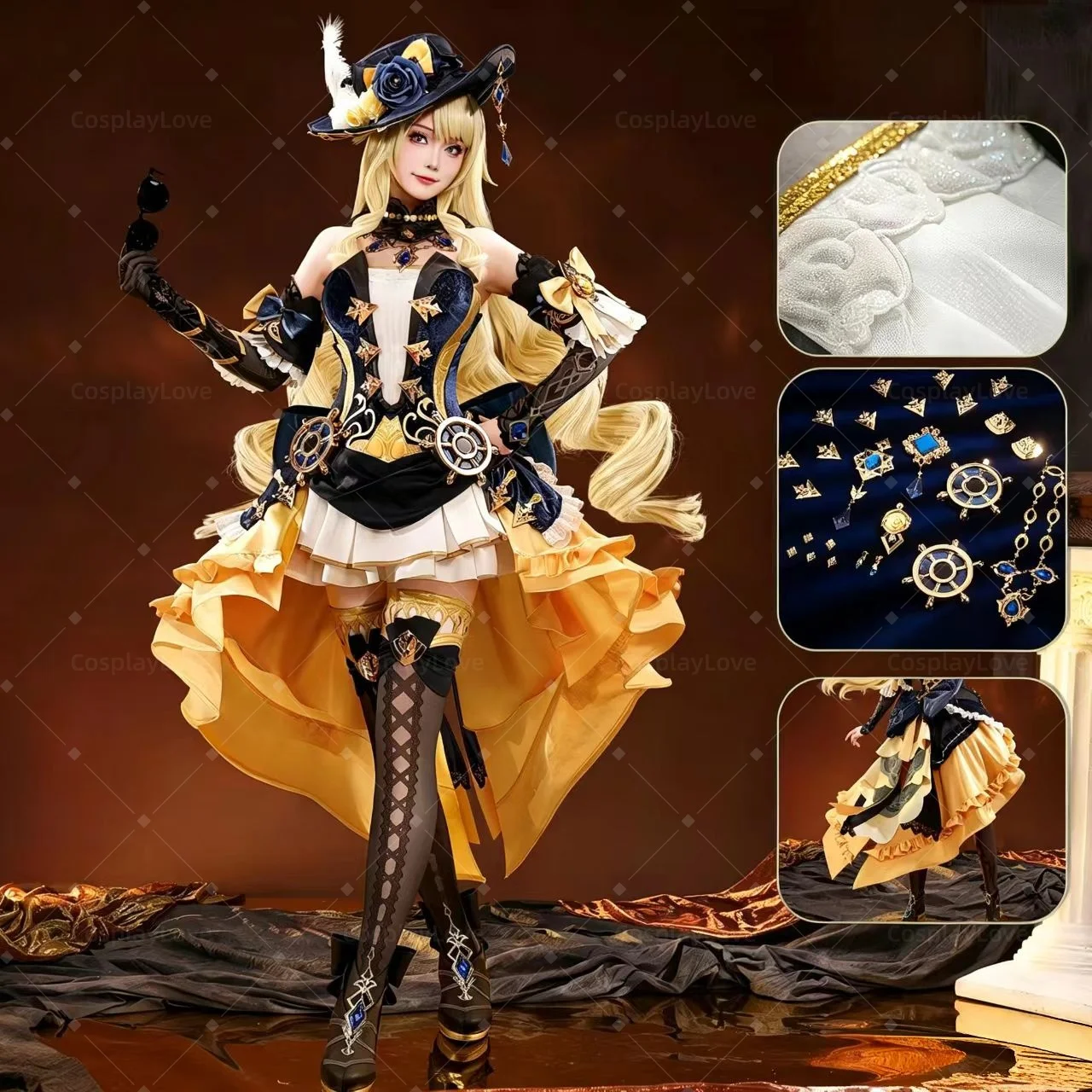Navia Cosplay Costume Game Genshin Impact CosplayLove Women Metal Accessories Medieval Navia Cosplay Costume Wig
Navia Cosplay Costume Game Genshin Impact CosplayLove Women Metal Accessories Medieval Navia Cosplay Costume Wig