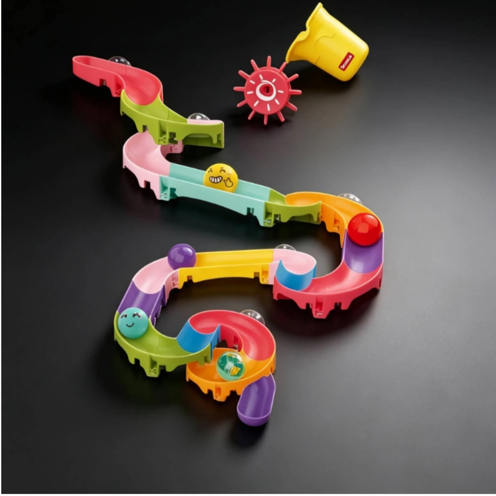 Bathtub Ball Track Modular Water Track Toy Water Run Toy with Balls Soft Rubber Marble Run Snap-Together for Toddlers, Bathroom
Bathtub Ball Track Modular Water Track Toy Water Run Toy with Balls Soft Rubber Marble Run Snap-Together for Toddlers, Bathroom