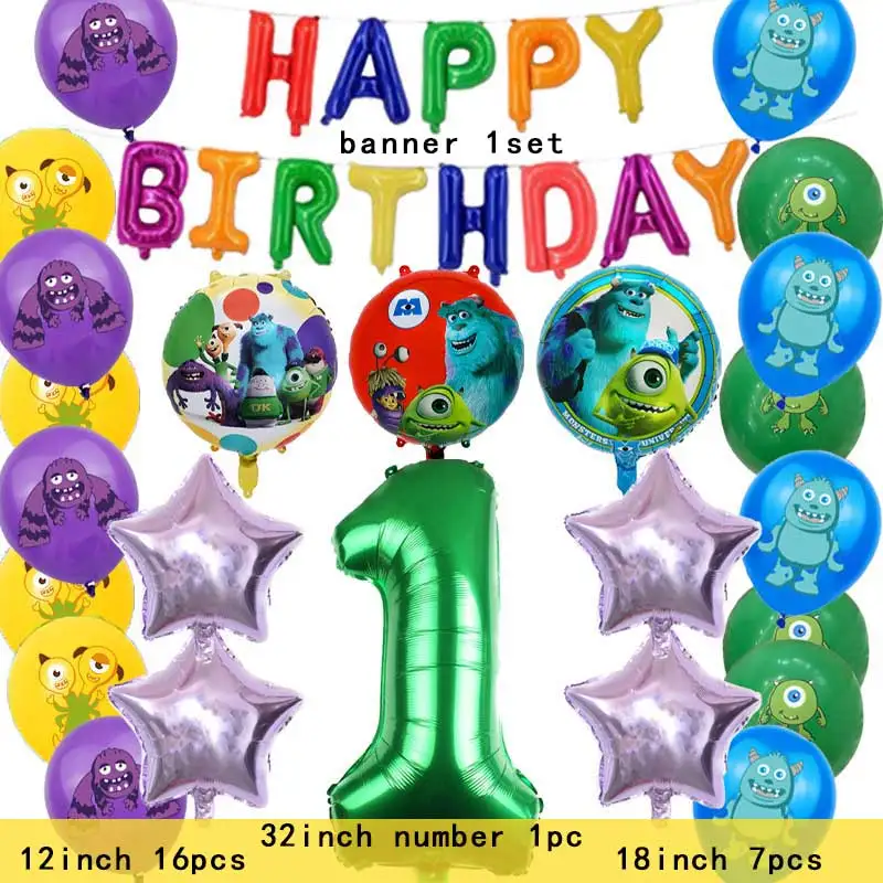 Monsters University Birthday party decoration Mike James Balloon Boy Gift Toy Baby shower home garden Decorative products
Monsters University Birthday party decoration Mike James Balloon Boy Gift Toy Baby shower home garden Decorative products