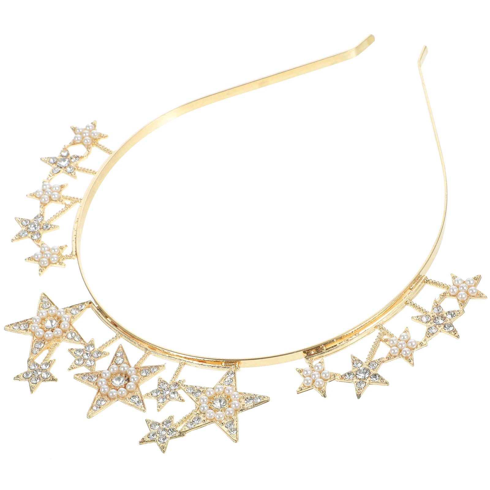 Rhinestone Star Headband Golden Bride Hair Accessories Wedding Crown Comfortable Shiny Elegant Bridal Pageant Birthday Party
Rhinestone Star Headband Golden Bride Hair Accessories Wedding Crown Comfortable Shiny Elegant Bridal Pageant Birthday Party