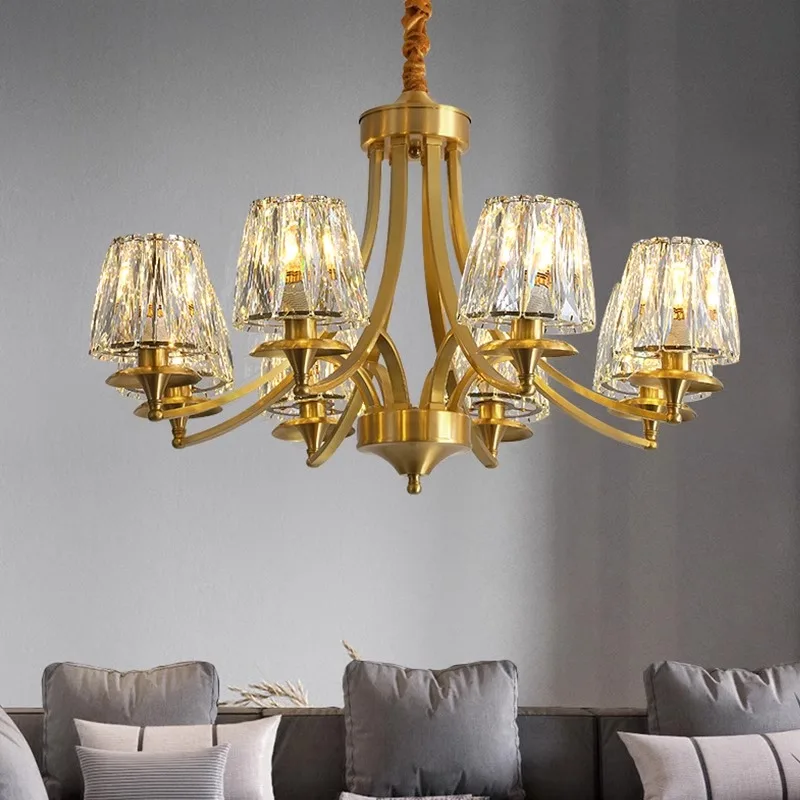 Nordic home decoration crystal chandelier restaurant chandelier chandelier ceiling lamp villa chandelier indoor lighting lamps
Nordic home decoration crystal chandelier restaurant chandelier chandelier ceiling lamp villa chandelier indoor lighting lamps