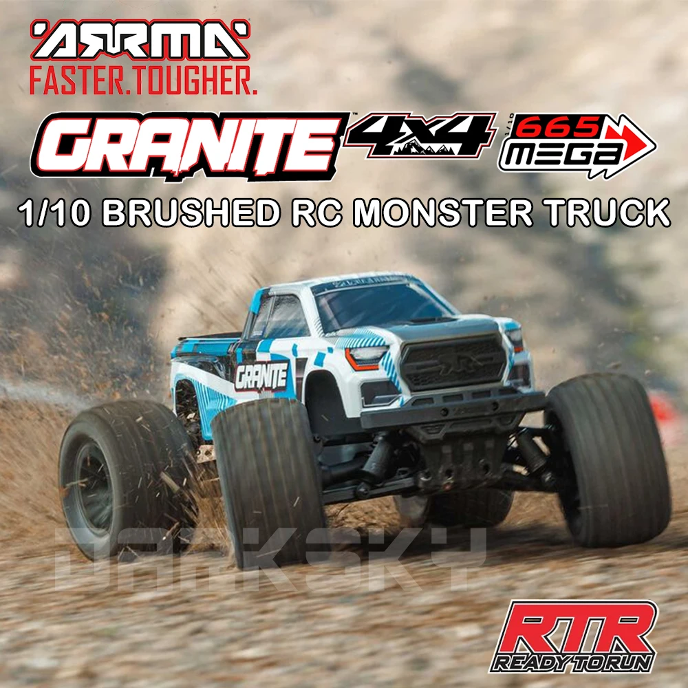 ARRMA GRANITE MEGA 665 ARA4202V4 4X4 RTR BRUSHED 1/10 Электрическая модель с дистанционным управлением Автомобиль Monster Truck Игрушки для взрослых и детей
ARRMA GRANITE MEGA 665 ARA4202V4 4X4 RTR BRUSHED 1/10 Электрическая модель с дистанционным управлением Автомобиль Monster Truck Игрушки для взрослых и детей