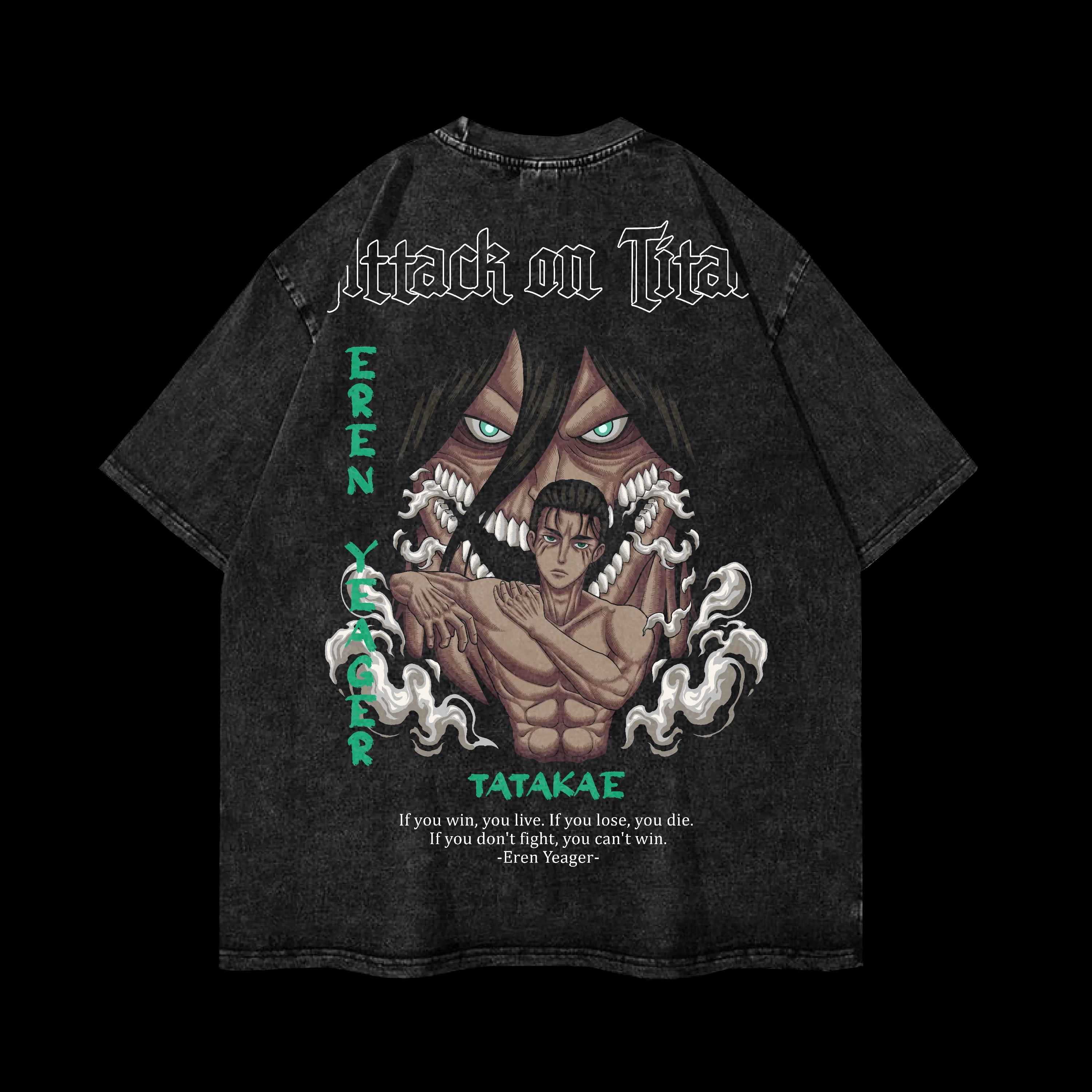 Футболка оверсайз с цитатой Эреня Ягером из «Атаки Титанов», летняя коллекция 2026, мужская, аниме, стритвир, черная, хлопок, короткий рукав
Футболка оверсайз с цитатой Эреня Ягером из «Атаки Титанов», летняя коллекция 2026, мужская, аниме, стритвир, черная, хлопок, короткий рукав